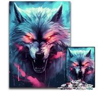 Fenrir The Norse Wolf1000 Piece Jigsaw Puzzle Challenging Puzzles Colorful Home Decor Interactive Family Game 1000 PCS(38x26cm)