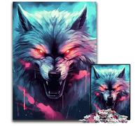 Fenrir The Norse Wolf1000 Pieces Puzzle Gifts Jigsaw Puzzles for Adults Family Activity Brain Teaser Home Decor 1000 PCS(75x50cm)