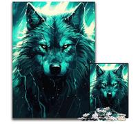 Fenrir The Norse Wolf1000 Pieces Puzzles for Adults Paper Puzzles for MotherS Day Birthdays Christmas 1000 PCS(38x26cm)