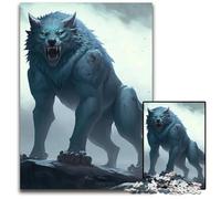 Fenrir The Norse Wolf141000 Piece Puzzle Difficult Puzzles for Adults Interactive Family Game Ideal Family Activity Game 1000 PCS(75x50cm)