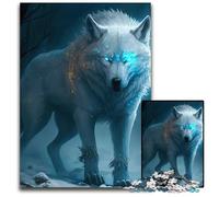 Fenrir The Norse WolfJigsaw Puzzles for Adults 1000 Piece Wooden Jigsaw for Birthdays Holidays Best for Christmas 1000 PCS(75x50cm)