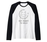 Fenrir Wolf Broken Chain Norse Mythology Ragnarok Raglan Baseball Tee
