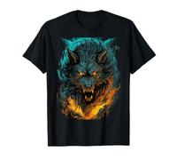 Fenrir Wolf - Norse Mythology - Ragnarok Viking T-Shirt
