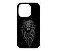 Fenrir Wolf Odins Runes Fenrir Wolf Viking Warrior Walhalla Case for iPhone 14 Pro