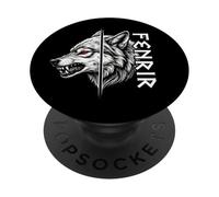 Fenrir Wolf Rune Design | Norse Mythology Symbol. PopSockets Adhesive PopGrip
