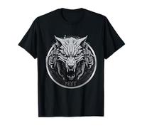Fenrir Wolf Viking Valhalla Odin Norse Mythology Pagan Myth T-Shirt