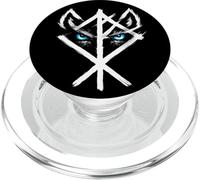 Fenriswolf Odins Sign Viking Wolf Wolf Eyes Valhalla PopSockets PopGrip for MagSafe