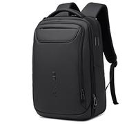 FENRUIEN Expandable 1800D Business Laptop Backpack for 15.6 Inch Business Backpack Men with Charging Port Computer Bag Durable Anti-Theft High-Tech Daypack Water-Resistant Casual Daypack
