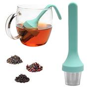 Fenshine Tea Infuser, Silicone Handle Stainless Steel Tea Strainer Loose Tea Steeper Extra Fine Mesh Tea Filter for Loose Leaf Tea or Herbal Tea