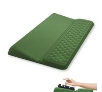 Fentar 2-in-1 Ergonomic Keyboard Wrist Rest with Stand, Keyboard Riser & Soft Memory Foam Support, Non-Slip PU Pad Bottom, 43cm Stress-Relieving Desk Accessories for Office, Home and Gaming (Green)