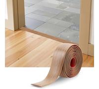 Fentar Self Adhesive Floor Transition Strips for Doorways, 200x4cm Vinyl Door Threshold Strip, Flexible Waterproof Threshold Strips for Carpet Edging Decoration, Floor Gaps and Tiles (Yellow Oak)