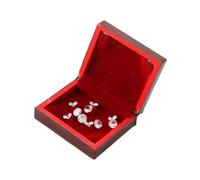 Fenteer 1:12 or 1:6 Scale Miniature Jewelry Box Simulation Sturdy Dollhouse Makeup Box Mini Organizer Model for Life Scene Role Play, style A