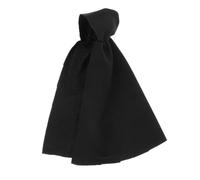 Fenteer 1:12 Scale Cape Robe with Hat Cosplay Outfit Stylish Dress up 16 cm Long Cape Medieval Knight Cloak for 6 inch Figure