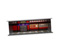 Fenteer 1:64 Parking Lot Display Case Diecast Car Display Lighted Storage Box Vehicle Garage for Figures Model Cars Accessory Diorama, Performance Venue