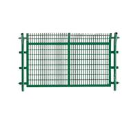 Fenteer 1/64 Scale Model Railway Scenery Fence Easy to Install Decorative Layout Prop for Sand Table Decoration Architectural Display, 1 Section