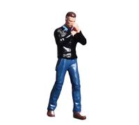 Fenteer 1:64 Scale People Figurine Street People Figure Role Play Figure Resin Dioramas Tiny Figurine for Architectural Buildings, Man in jacket
