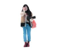 Fenteer 1:64 Scale Photographer Figure Figurine Layout Decoration Fairy Garden Micro Landscape Character Miniature Scene Hand Painted, Style A