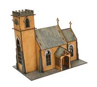 Fenteer 1:72 Building Model Kits,DIY Crafts House Wood Landscape Building Materials Architecture Scene Unassembly for Micro Landscape, 91055