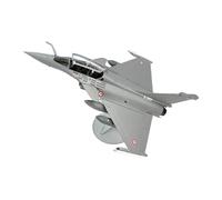 Fenteer 1/72 Fighter Jet with Base Diecast Aircraft Collection Alloy Aircraft Model French Rafale for Bar Bookshelf