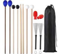 Fenteer 1 Piece Percussion Drumstick with 5A Maple Wood Handle for Standard Drumming and Rhythm Exercises Suitable for Music Class Rehearsals