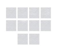 Fenteer 10 Pieces 3D Wall Panels 3D Wall Tiles Background Decoration Foam Waterproof for Bedroom, Bathroom, Kitchen Modern Wallpaper, White