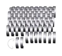 Fenteer 100 Pieces Steel Cage Door Hooks for Chicken Coop Doors Practical Easy to Install Hanging Hooks Metal Buckles for Bird Pigeon, 45mm
