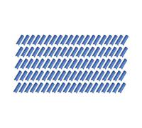 Fenteer 100Pcs Manual Tile Cut Sleeve Accessories Soft Pads Protectors for Construction Site Dorm Garden Training Room, Blue