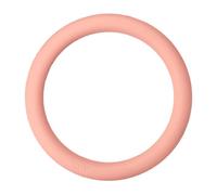 Fenteer 10lbs Weight Portable 2 in 1 Kettlebell Dumbbell Weighted Circle for Aerobics Core Training Strength Training, light pink