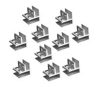 Fenteer 10PCS 90 Degree Glass Angle Corner Clamp Handrail Balustrade Clip Bracket -12MM Glass