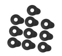 Fenteer 10x Guitar Strap Blocks Spare Parts Folk Guitar Strap Buckles for Live Concert