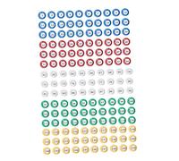 Fenteer 150 Pieces Bingo Balls Bingo Balls Only with Easy Read Window Tally Ball for
