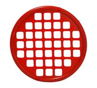 Fenteer 17.5cm Hand Exercise Web Silicone Grip Strengthener for Forearms Workouts Accessory Grip Strengthening Tool Finger Exerciser, Red