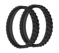 Fenteer 2 Pieces Cleaner Tires Cleaning Tools 6.00inch Portable Rubber Wheel Replacement Tires for Park MX8 Home Indoor Outdoor