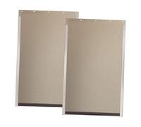 Fenteer 2 Pieces Dog Door Replacement Flaps, TPU,Weather Resistant Windproof Pet Products, Longer Term, Door Curtain, M