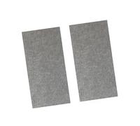 Fenteer 2 Pieces Felt Bulletin Boards Push Pin Board Creative Sturdy Cork Board Wall Organizer for Home Office Walls Classroom Decor, Gray 30x60cm