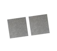 Fenteer 2 Pieces Felt Bulletin Boards Push Pin Board Creative Sturdy Cork Board Wall Organizer for Home Office Walls Classroom Decor, Gray 30x30cm