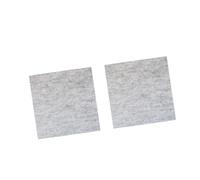 Fenteer 2 Pieces Felt Bulletin Boards Push Pin Board Creative Sturdy Cork Board Wall Organizer for Home Office Walls Classroom Decor, Sliver Gray 30x30cm