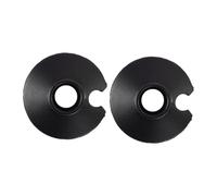 Fenteer 2 Pieces Hiking Poles Basket Replacement Parts Snow and Mud Baskets Walking Sticks Replacement Tip Protectors for Ski Poles, Black