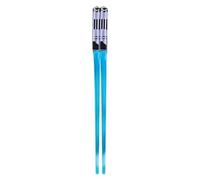 Fenteer 2 Pieces Lightsaber Chopsticks Light up Glow Sticks Cool Portable LED Glowing Light Saber Chopsticks Party Chopstick for Sporting Events Party, Blue