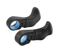 Fenteer 2 Pieces Mountain Inner Bar Ends Anti Slip Fits 22.2mm Handlebars for Road Bikes Accessories Professional Ergonomic, Black