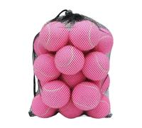 Fenteer 20 Pack Tennis Balls for Training And Exercise 2.52 Inch Diameter Balls for Outdoor Activities, Pink