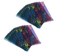 Fenteer 20 Pieces Colorful Feather Pattern Paper for Handmade Soap Wrapping Paper Cute Baking Packaging Crafts