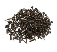 Fenteer 200pcs Mini Decorative Round Head Split Pins Metal Brads Paper Fasteners for Scrapbooking Paper Craft Office Stationery, Bronze
