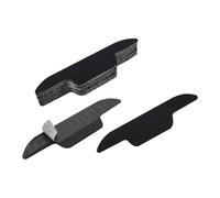 Fenteer 20Pcs Hat Sweat Liner for Baseball Cap Absorbing Pads Outdoor Activities Fitness, Black