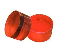 Fenteer 2Pcs Break Jump Tip Replacement Hard Repair Billiard Accessories Billiard Pool Cue Tip Diameter 14.6mm for Pool Player Sports, Red