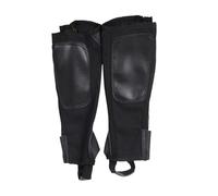 Fenteer 2Pcs Horse Riding Half Leg Guards Supplies Elastic Sleeve Protection Riding Resistant Equestrian Boot Tops, L