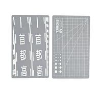 Fenteer 2Pcs Miniatures Car Parking Lot Garage Model Decorative Photo Prop Scenery Ornament Outdoor City Road Display Scene Model Toy