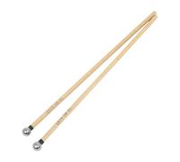 Fenteer 2Pcs Percussion Drumstick Mallet Wood Handle Professional Playing Percussion Mallets for Bell Glockenspiel Marimba Woodblock