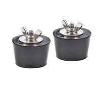 Fenteer 2Pcs Rubber Pool Plug Pool Winterizing Plug Freeze Protection Stopper for Household Drain Laundry Room Drain Equipment Repair, 38mm