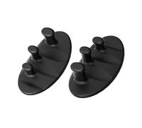 Fenteer 2x Anti Slip Workout Grips Workout Accessories Exercise for Men and Women Weight Lifting Grips for Gym Deadlift, Black